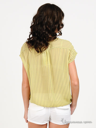 Рубашка Silvian Heach женская, цвет желтый / серый