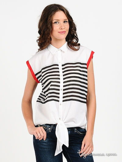 Рубашка Silvian Heach, цвет цвет черный / белый