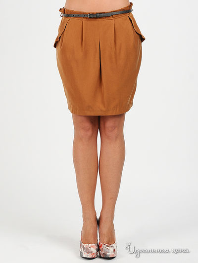 Юбка Silvian Heach, цвет цвет коричневый