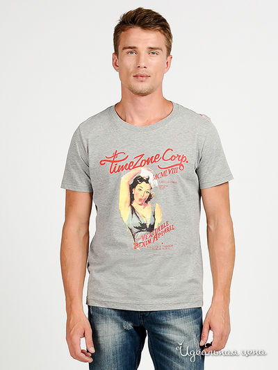 Футболка Мультибренд, цвет цвет серый