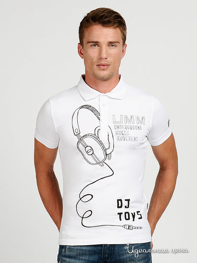 Футболка-поло Мультибренд, цвет цвет белый