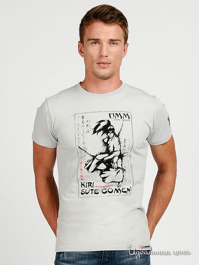 Футболка Мультибренд, цвет цвет светло-серый