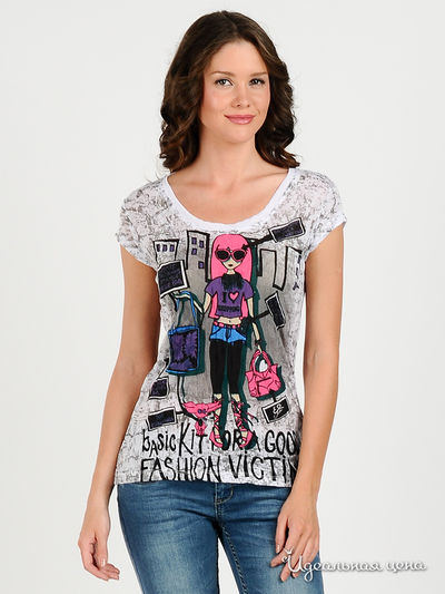 Футболка Мультибренд, цвет цвет белый