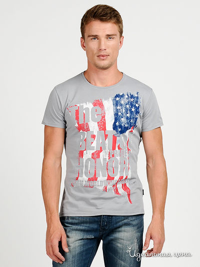 Футболка Мультибренд, цвет цвет серый