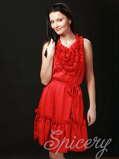 Платье Spicery, цвет цвет красный