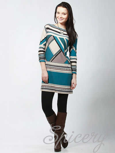 Платье Spicery, цвет цвет изумрудный