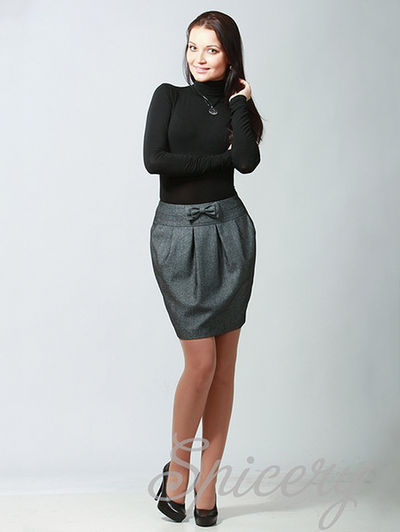 Юбка Spicery, цвет цвет темно-серый