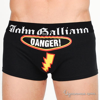 Трусы Galliano, цвет цвет черный