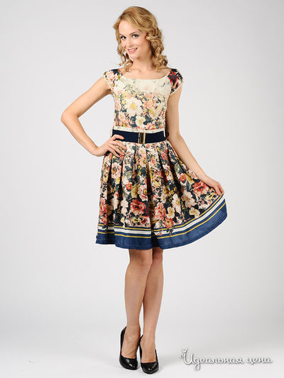 Платье Rinascimento, цвет цвет мультиколор