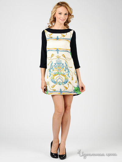 Платье Rinascimento, цвет цвет черный / молочный