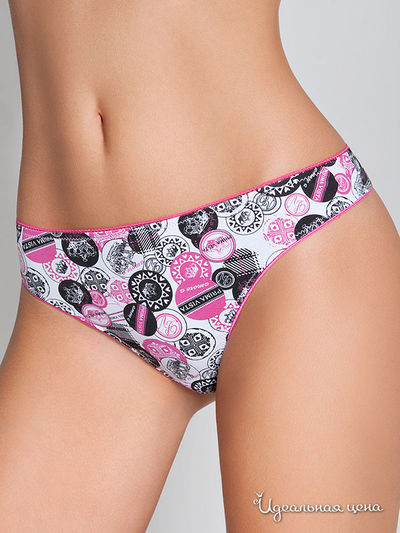 Трусы Prima Vista, цвет цвет белый / черный / розовый