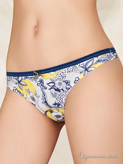 Трусы Prima Vista, цвет цвет белый / синий / желтый