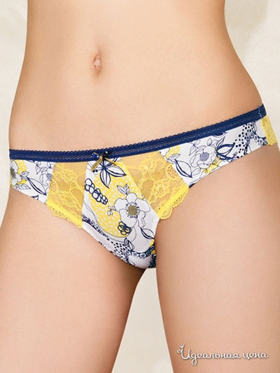 Трусы Prima Vista, цвет цвет белый / синий / желтый