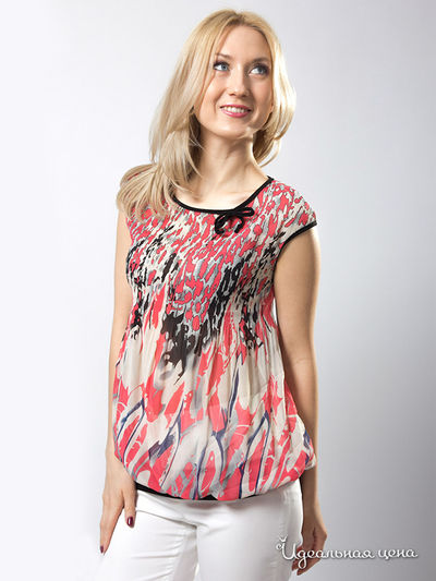 Блуза Wisell, цвет цвет коралловый