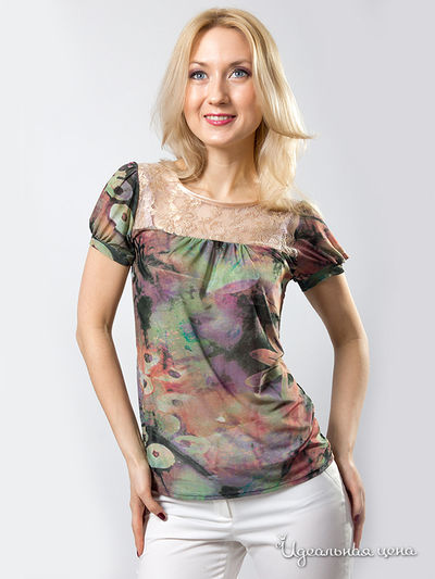 Блуза Wisell, цвет цвет мультиколор