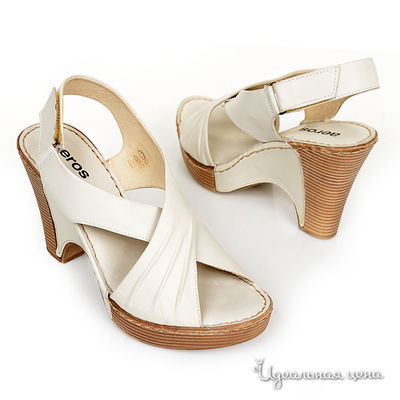 Босоножки Aeros, цвет цвет белый