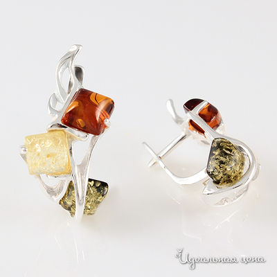 Серьги Янтарная симфония