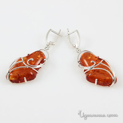 Серьги Янтарная симфония