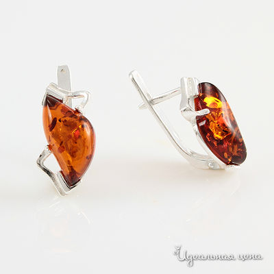 Серьги Янтарная симфония