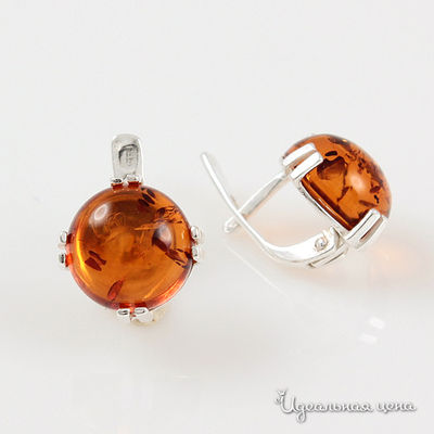 Серьги Янтарная симфония