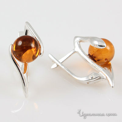 Серьги Янтарная симфония