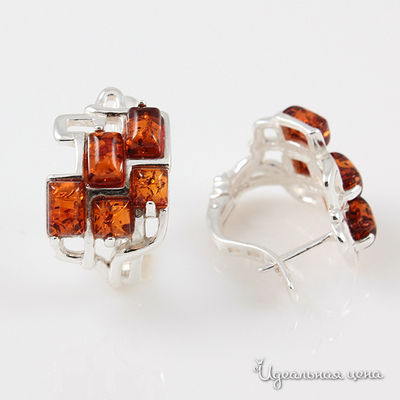 Серьги Янтарная симфония