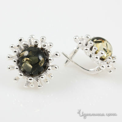 Серьги Янтарная симфония