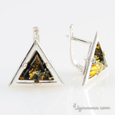 Серьги Янтарная симфония