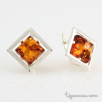 Серьги Янтарная симфония