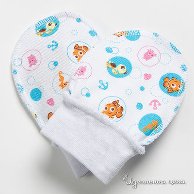 Варежки Disney, цвет цвет белый / мультиколор