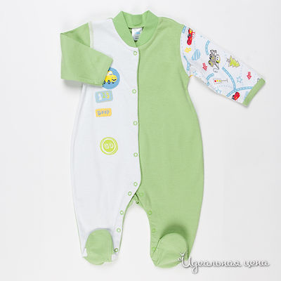 Комбинезон Disney, цвет цвет зеленый / белый