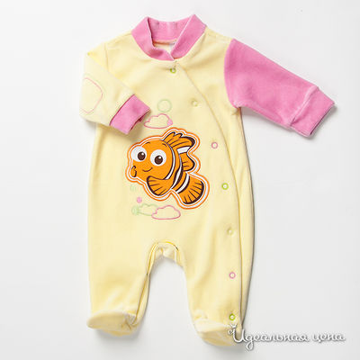 Комбинезон Disney, цвет цвет желтый / розовый