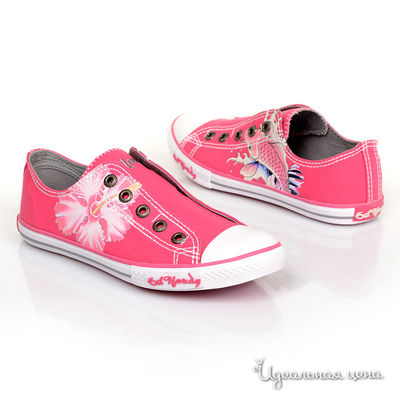Кеды Ed Hardy, цвет цвет фуксия