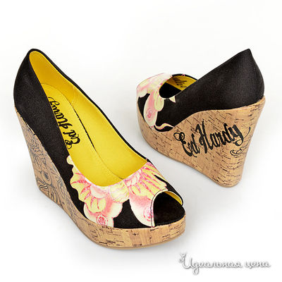Туфли Ed Hardy, цвет цвет черный