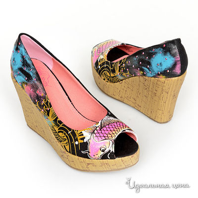 Туфли Ed Hardy, цвет цвет черный