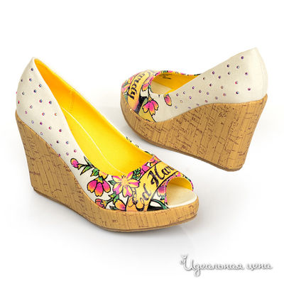 Туфли Ed Hardy, цвет цвет белый