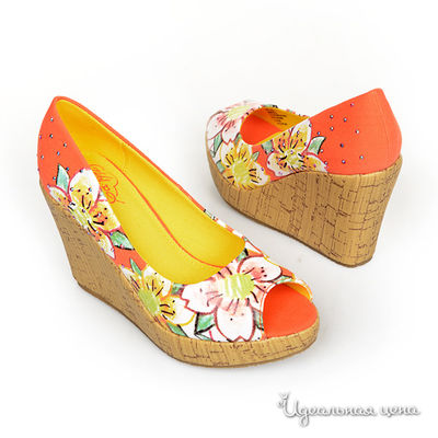 Туфли Ed Hardy, цвет цвет оранжевый