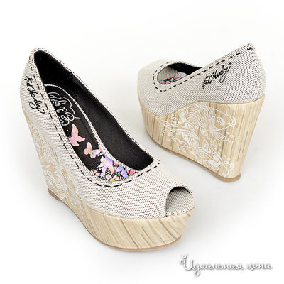 Туфли Ed Hardy, цвет цвет черный / серый