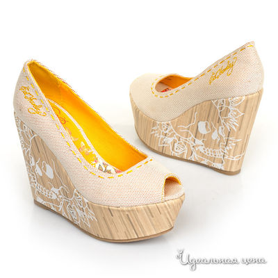 Туфли Ed Hardy, цвет цвет бежевый