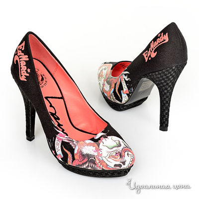 Туфли Ed Hardy, цвет цвет черный