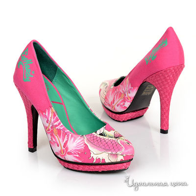 Туфли Ed Hardy, цвет цвет фуксия