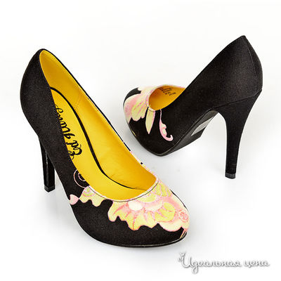 Туфли Ed Hardy, цвет цвет черный