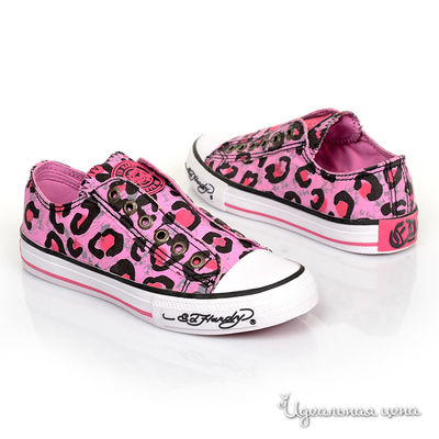 Кеды Ed Hardy, цвет цвет фуксия