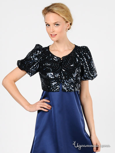 Болеро Devore, цвет цвет черный / синий