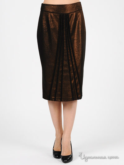 Юбка Devore, цвет цвет бронзовый