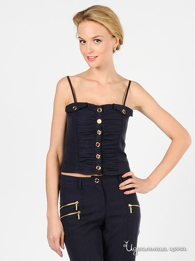 Топ Devore, цвет цвет синий