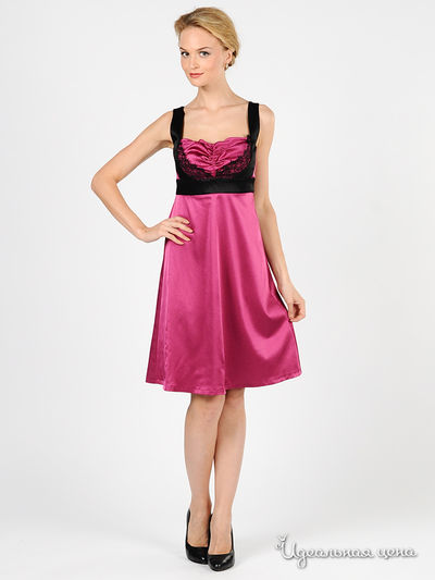 Платье Devore, цвет цвет ягодный