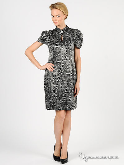 Платье Devore, цвет цвет черный / серебристый