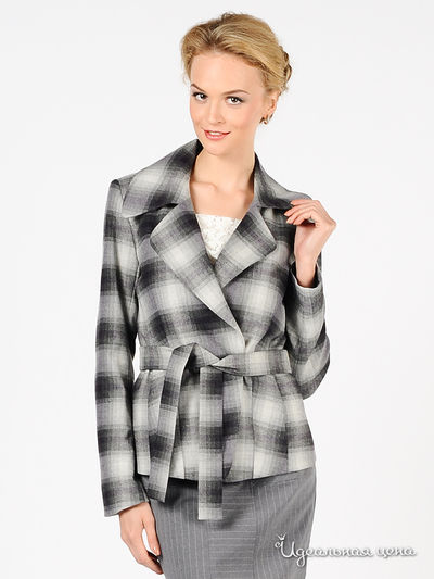 Жакет Devore, цвет цвет серый / фиолетовый