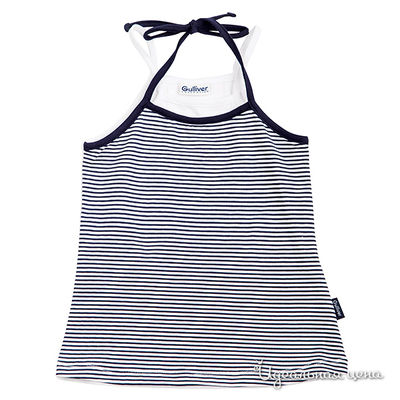 Топ Gulliver, цвет цвет белый / синий